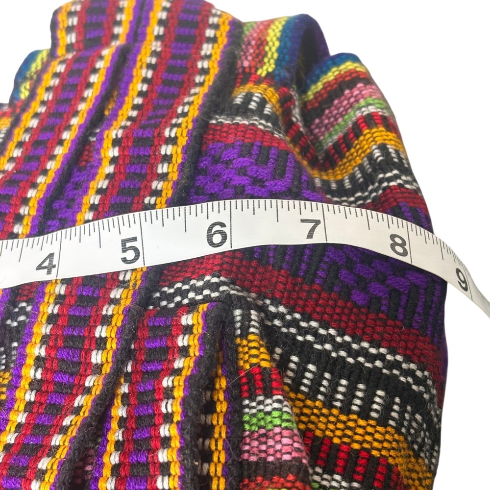 Pinzon Mini Backpack Unisex Small Multicolor Excellent Woven Boho Rucksack - Picture 7 of 9